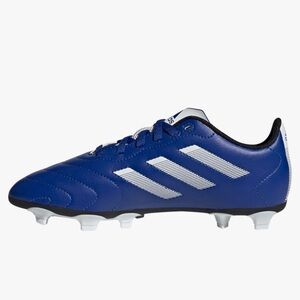 adidas Goletto VIII Firm Ground Big Kid Size 4 Team Royal Blue/White/Black NEW